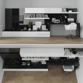 TV stand & workzone set 055