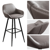 Rockett St George / Faux Leather Bar Chair
