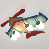 Люстра-самолет в детскую комнату (Plane chandelier)