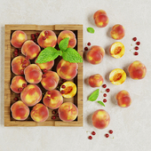 Peach tray