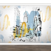 WALLSTREET / wallpapers / Urban 48_18523_18524_Yellow line