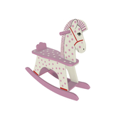 Rocking horse wooden toy 2