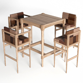Karpenter BAR RESTO chairs SQUARE BAR table
