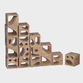 Набор деревянных кубиков