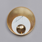 Sconce Ginger & Jagger Pearl Wall LAMP round gold