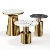 Tables made of brass and marble KORK