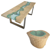 River Wooden Tables