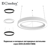 Suspended / Surface mounted LED lamp Donolux DL800S72WW