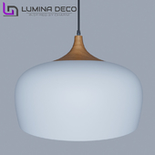 "OM" Pendant lamp Lumina Deco Conci white LDP 7918-350 (WT)