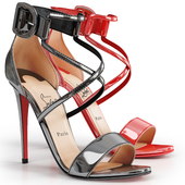 Choca Red Sole Sandals by Christian Louboutin