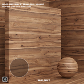 Wood / walnut material (seamless) - set 72