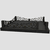 Wrought iron fence for the monument