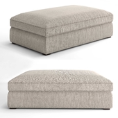 Belgian Coffee Ottoman by Restoration hardware