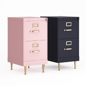 Pink Navy chest of drawers