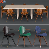 overgaard & dyrman chair and table