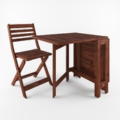 IKEA Applaro foldable table & chair