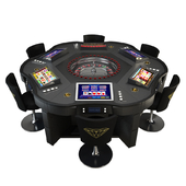 Game Table - Roulette Wheel Royal Crown