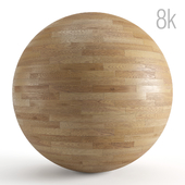 Seamless texture of oak parquet. PBR 8k