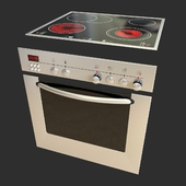 Built-in electric cooker panels