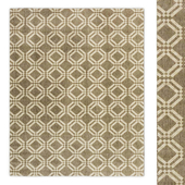 Silas Indoor-Outdoor Grey Trellis Rug