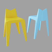 Diamond plastic chair