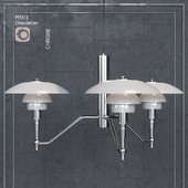 Люстра Louis Poulsen PH3/2 Academy Ceiling Lamp Chrome