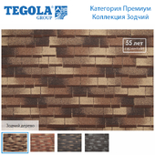 Seamless texture of flexible tiles TEGOLA. Premium category. Architect Collection