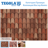 Seamless texture of flexible tiles TEGOLA. Premium category. Master Coppo Collection
