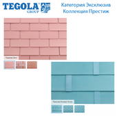 Seamless texture of flexible tiles TEGOLA. Category Exclusive. Prestige Series