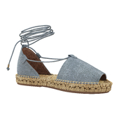 Lace up Espadrilles Alma Blue Sandals