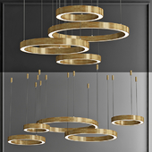 Chandelier Light Ring Horizontal von Henge designed by Massimo Castagna in 2012