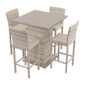 Falmouth 5 Piece Bar Height Dining Set