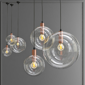 Pendant lamp ClassiCon Selene Сopper designed by Sandra Lindner in 2006