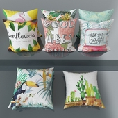 Set of decorative pillows No. 4