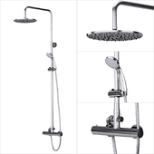 Shower set with thermostatic mixer A13302 Thermo_OM