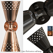 Delightfull Cairo Perforation Copper and black