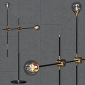 Торшер loft-concept Baton FLOR LAMP black/gold 2