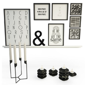 Black Decoration With Heima Candles