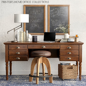 Pottery barn PRINTER&#39;S HOME OFFICE COLLECTIONS