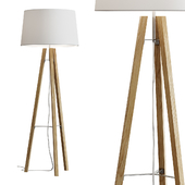 West Elm / Tripod Wood Floor Lamp