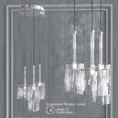 Подвесной светильник AXO Light Spillray SP3 Clear Glass pendant lamp