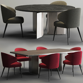Minotti Set - Morngan Table and Aston Chair