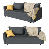 Brissund 3-seat Sofa Bed, Rudorn Dark Gray