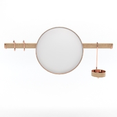 Wall Mirror With Hangers