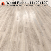 Plank Wood Floor - 11 (20x120)