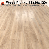 Plank Wood Floor - 14 (20x120)