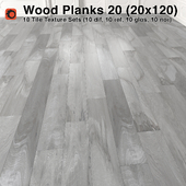 Plank Wood Floor - 20 (20x120)