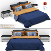 Modern Design Bed - Scandinavian Style
