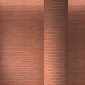 Brick red masonry