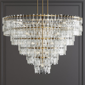 Restoration Hardware MARIGNAN ROUND CHANDELIER 60 Brass